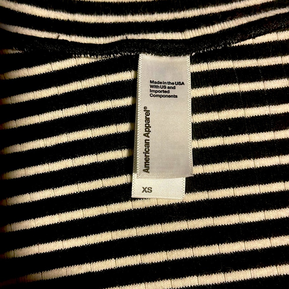 American Apparel quarter sleeve shirt